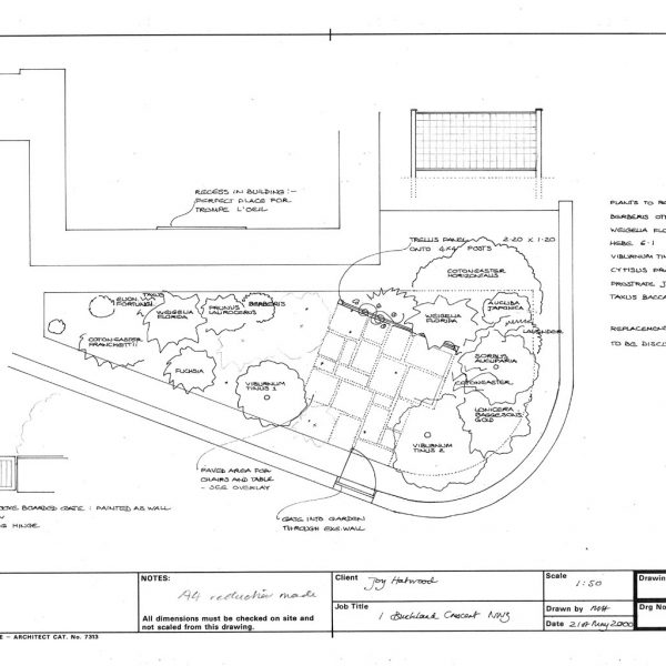 Melissa Hay - Fabled Gardens Drawings 2000