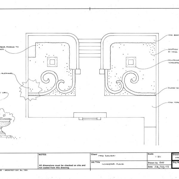 Melissa Hay - Fabled Gardens Drawings 2003