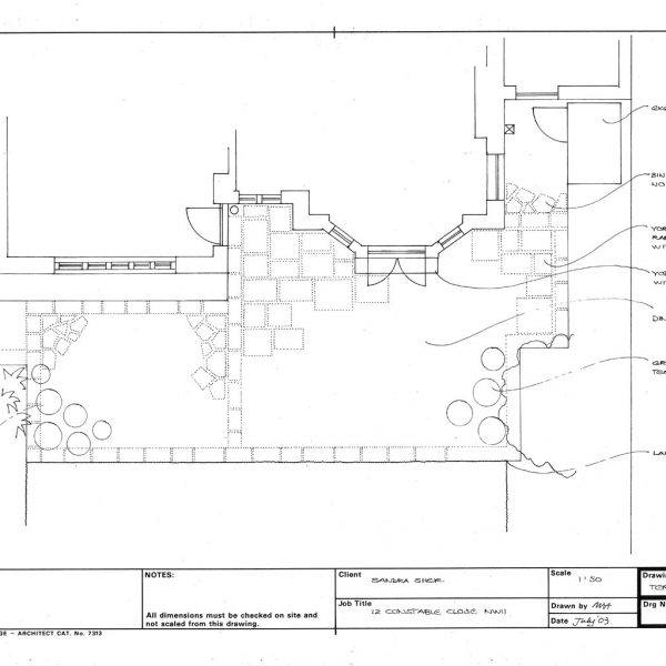 Melissa Hay - Fabled Gardens Drawings 2003