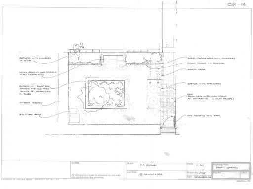 Melissa Hay - Fabled Gardens Drawings 2008