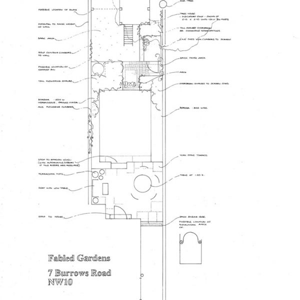 Melissa Hay - Fabled Gardens Drawings 1996