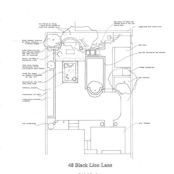 Melissa Hay - Fabled Gardens Drawings 1996