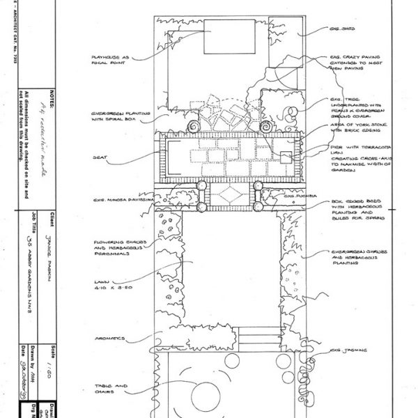 Melissa Hay - Fabled Gardens Drawings 1999