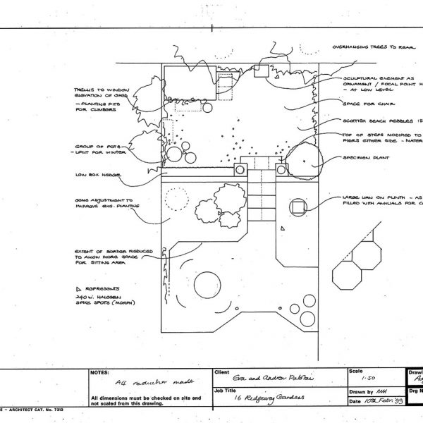 Melissa Hay - Fabled Gardens Drawings 1999