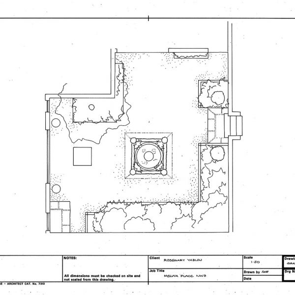 Melissa Hay - Fabled Gardens Drawings 1999