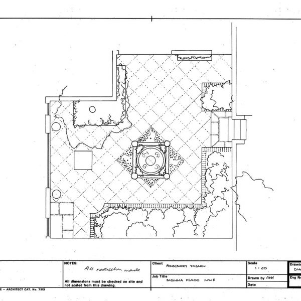 Melissa Hay - Fabled Gardens Drawings 1999