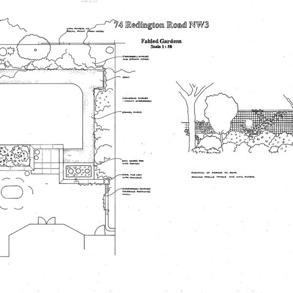 Melissa Hay - Fabled Gardens Drawings 1999