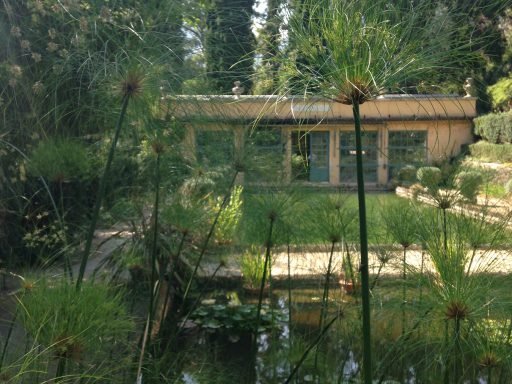 Across the pools at Serre de la Mdone
