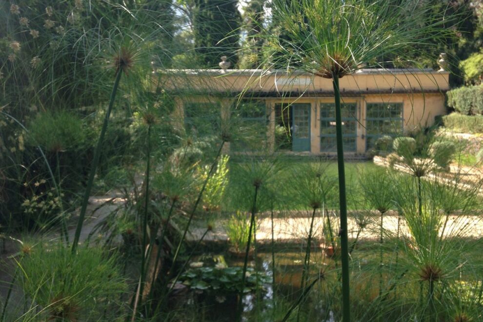 Across the pools at Serre de la Mdone