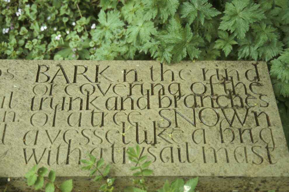 Ian Hamilton Findlay Stonypath