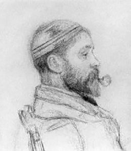 Alfred Parsons 1847 - 1920 Self Portrait